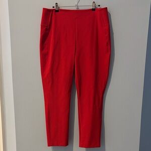 CAbi Red Dinner Trousers